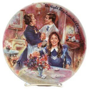 Henri DArceau & Fils Collector Plate "The Night They Invented Champagne"